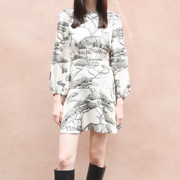 Las Sureñas - Tiger Safari Mini Dress